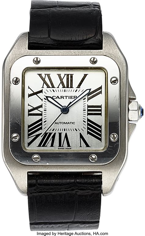 cartier santos 100 1904-2004 donna|Cartier, Santos 100 XL, 1904.